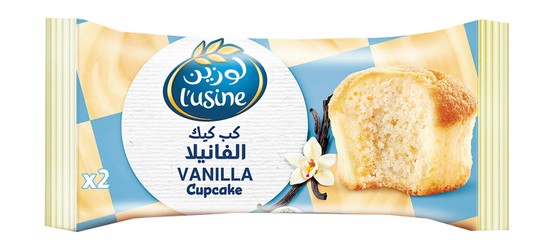 L usine Vanilla Cupcakes (2 Pieces) 60 gr