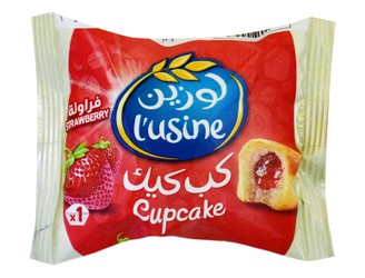 L usine Soft Cupcakes Filled with Strawberry Cream 30 gr