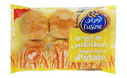 L usine Potato Burger Buns (6 Pieces) 400 gr