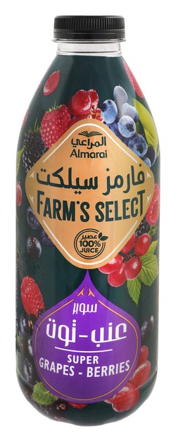 Almarai Farm s Select Long Life Grape & Berry Juice - flavoring free  food additive free  no added water 1 L