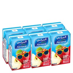 Almarai Long Life Apple Juice - preservatives free  no added sugar 6 x 140 ml