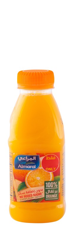 Almarai Long Life Orange Juice - no added sugar 200 ml