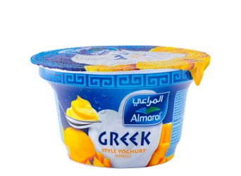 Almarai Full Fat Greek Style Alphonso Mango Yogurt 150 gr