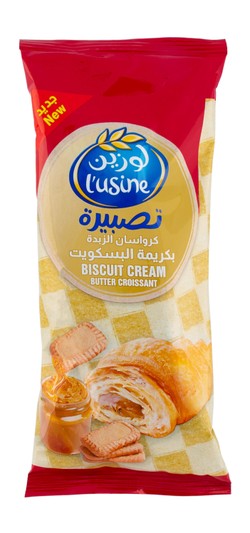 L usine Butter Croissant Filled with Biscuit Cream 83 gr