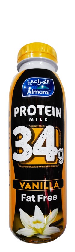 Almarai Fresh 34g Protein Vanilla Milk - fat free 400 ml