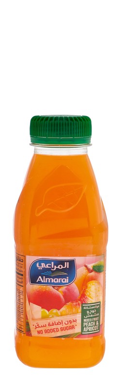 Almarai Long Life Peach & Apricot Juice - no added sugar 200 ml