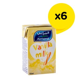 Almarai Long Life Vanilla Milk 6 x 150 ml