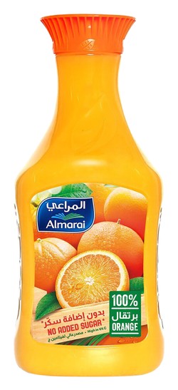 Almarai Long Life Orange Juice - no added sugar 1.4 L