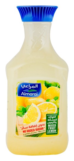 Almarai Long Life Mixed Fruit Lemon Juice - no added sugar 1.4 L