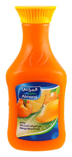 Almarai Long Life Mixed Fruit Juice with Mango - no added sugar 1.4 L