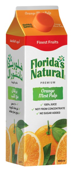 Florida s Natural Long Life Orange Juice with Pulp - no added sugar 900 ml