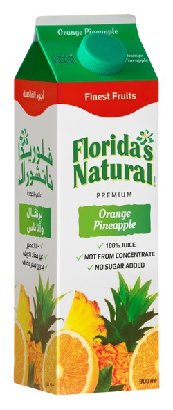 Florida s Natural Long Life Orange & Pineapple Juice - no added sugar 900 ml