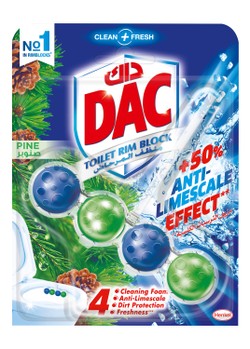 Dac Toilet Rim Block Pine Scent 50 gr