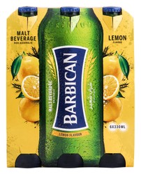 Barbican Non-Alcoholic Malt Beverages Lemon Flavor 6 x 330 ml