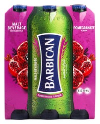 Barbican Non-Alcoholic Malt Beverages Pomegranate Flavor 6 x 330 ml