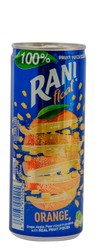 Rani Float Long Life Orange Mixed Fruit Drink with Real Fruit Pieces - no added sugar 240 ml