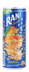 Rani Float Long Life Mango Mixed Fruit Juice with Real Fruit Pieces - no added sugar 240 ml