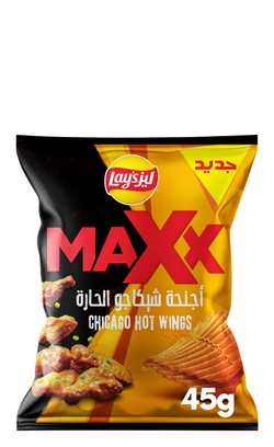 Lay s Maxx Chicago Hot Wings Potato Chips 45 gr