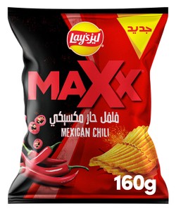 Lay s Maxx Mexican Chili Potato Chips 160 gr