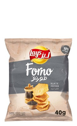 Картофельные чипсы Lay s Forno с черным перцем, запеченные в духовке, 40 гр