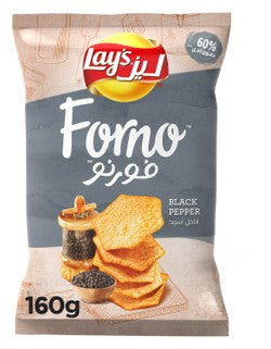 Lay s Forno Oven Baked Black Pepper Potato Chips 160 gr