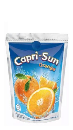 Capri-Sun Long Life Orange Juice - artificial additive free  artificial preservatives free 200 ml