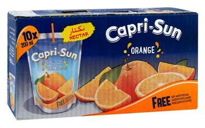 Апельсиновый сок Capri-Sun Long Life - без искусственных добавок и консервантов 10 x 200 мл