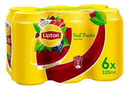 Lipton Red Fruits Iced Tea - без красителей и консервантов 6 x 320 мл