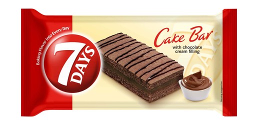 7 Days Cake Bar Filled with Chocolate Cream 25 gr