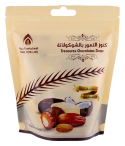 Treasures Assorted Chocolate Coated Dates Filled with Almond 200 gr