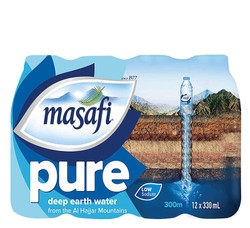 Masafi Pure Mineral Water (12x330ml) - low sodium 12 x 330 ml