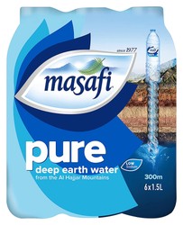 Masafi Pure Mineral Water (6x1.5L) - low sodium 6 x 1.5 L