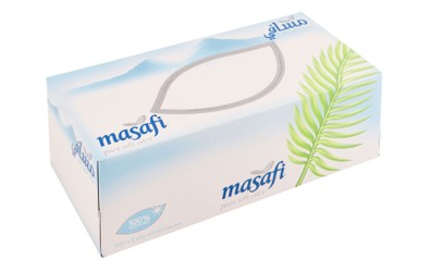 Салфетки для лица Masafi Pure Soft Care 2 слоя 130 салфеток