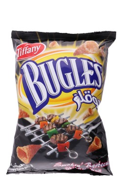 Tiffany Bugles Smoking BBQ Corn Chips 75 gr