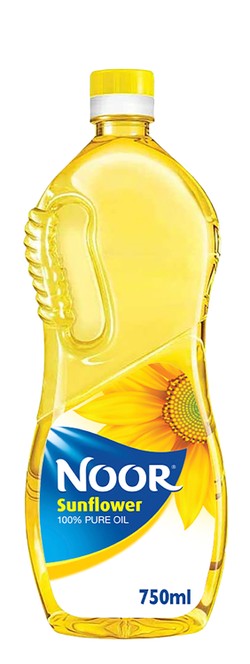 Noor Pure Sunflower Oil - без трансжиров, без холестерина 750 мл