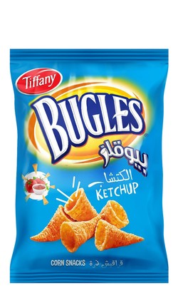 Tiffany Bugles Ketchup Corn Chips 75 gr