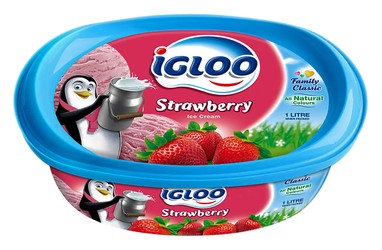 Igloo Strawberry Ice Cream 1 L