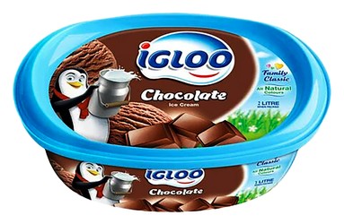 Igloo Chocolate Ice Cream 1 L