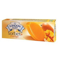 London Dairy Mango Sorbet Stick - vegetarian 90 ml