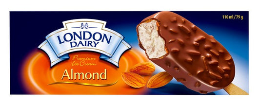 London Dairy Almond Ice Cream Stick - vegetarian 110 ml