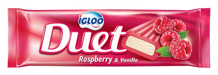 Igloo Duet Raspberry & Vanilla Ice Cream Bar 65 ml