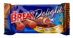 Tiffany Break Delight Milk Chocolate Coated Wafer Rolls 21 gr