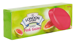 London Dairy Pink Guava Sorbet Ice Stick - vegetarian 90 ml