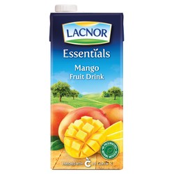 Lacnor Essentials Long Life Mango Juice - preservatives free  artificial colors free  artificial flavors free 1 L