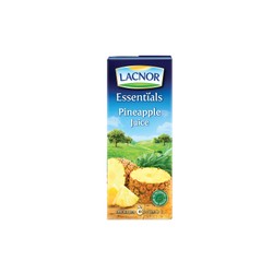 Lacnor Essentials Long Life Pineapple Juice - artificial colors free  preservatives free  artificial flavors free 180 ml