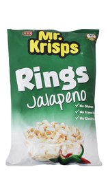 Mr. Krisps Jalapeno Potato Rings - gluten free  trans fat free  cholesterol free 80 gr