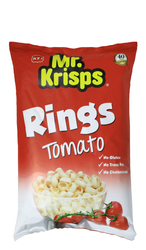 Mr. Krisps Tomato Potato Rings - gluten free  transfat free  cholesterol free 80 gr