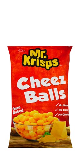 Mr. Krisps Oven Baked Cheese Balls - gluten free  trans fat free  cholesterol free 80 gr