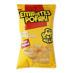 Emirates Pofaki Oven Baked Crispy Cheese Corn Curls 80 gr