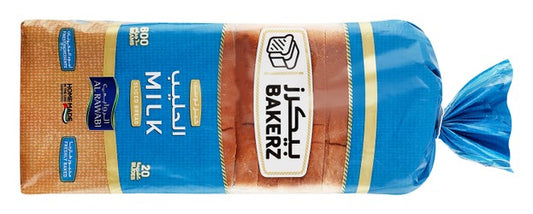 Bakerz Sliced Milk Bread 600 gr